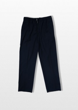 LARDINI - LARDINI Ανδρικό Μαύρο Clean-Cut Wool Trousers