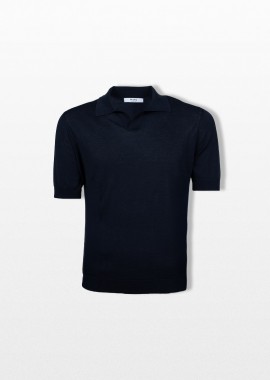 +39MASQ - +39MASQ Ανδρικό Μπλε Polo T-Shirt