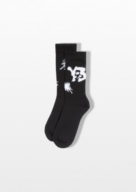 Y-3 - Y-3 Ανδρικό Μαύρο Chito Socks