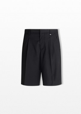 I'M BRIAN - I'M BRIAN Ανδρικό Μαύρο Oversized-Fit Bermuda Shorts