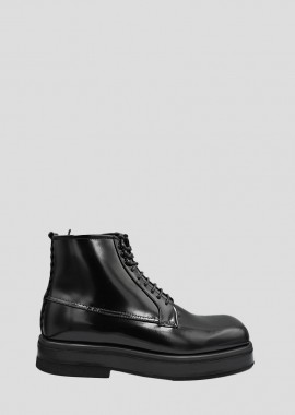 ANTIPODE - ANTIPODE Ανδρικό Μαύρο Richard 296 Leather Boots In Black