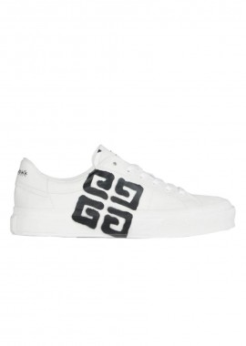GIVENCHY - GIVENCHY Ανδρικό Λευκό 4G Print City Sport Sneakers