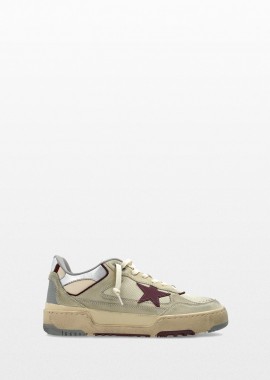 GOLDEN GOOSE - GOLDEN GOOSE Ανδρικό Μπεζ Forty2 Sneakers