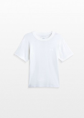 Y-3 Ανδρικό Λευκό Slim Short Sleeve T-Shirt