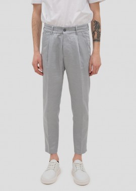 DRYKORN - DRYKORN Ανδρικό Γκρι Casual Trousers With Pleats
