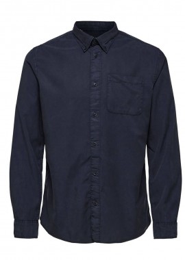 SELECTED HOMME Ανδρικό Μπλε Patch-Pocket Shirt/Navy