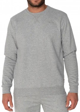 Μπλούζα Μακρυμάνικη Fila Brad Φούτερ APJC0012-GRMELAN Ανδρικό