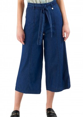 Παντελόνι Jean Ale Jype Culotte Με Ζώνη 81253098-DENIM Γυναικείο