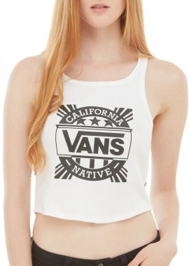 Φανελάκι Vans Cali Native Rib VN0A3Z7IWHT1-000 Γυναικείο