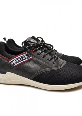 MUNSTANG ΑΝΔΡΙΚΟ ΠΑΠΟΥΤΣΙ 4151-301-9 ΜΑΥΡΟ