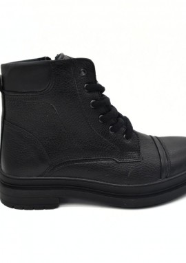 HAWKINS PREMIUM - ΚΙΝΕΤΙΧ ΔΕΡΜΑΤΙΝΟ ΜΠΟΤΑΚΙ 38950 ΜΑΥΡΟ