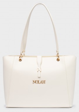NOLAH - NOLAH ΤΣΑΝΤΑ ΩΜΟΥ STELLA IVORY LIGHT GOLD