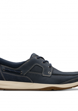 CLARKS - CLARKS ΑΝΔΡΙΚΟ CASUAL Sailview Lace 26176972 Navy Nubuck