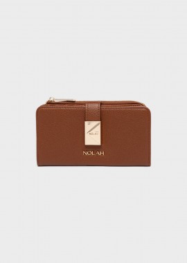 NOLAH - NOLAH ΓΥΝΑΙΚΕΙΟ ΠΟΡΤΟΦΟΛΙ SAVVINA LIGHT BROWN