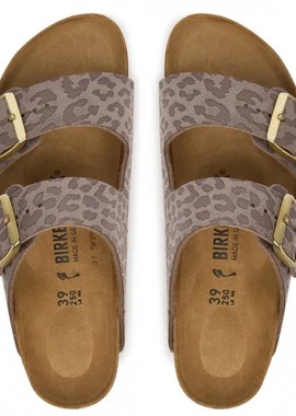 BIRKENSTOCK ARIZONA 1031941 LEO GREY TAUPE