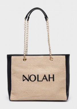 NOLAH ΓΥΝΑΙΚΕΙΑ ΤΣΑΝΤΑ VENICE BEIGE BLACK