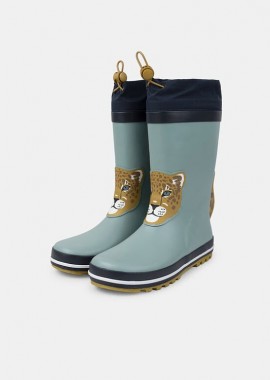 Παιδικές Γαλότσες για Αγόρια Rainy Leopard (Μεγέθη 23-32) ΜΠΛΕ