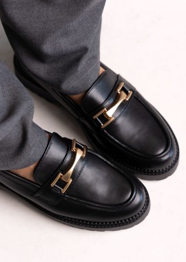 ERYNN - ERYNN Chunky Loafers - GG-106 - Μαύρο Ματ