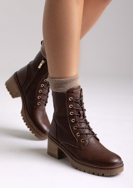 Xti Footwear Αρβυλάκια με ραφές - 144454 - Brown Matte