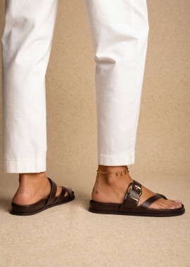 CORINA - CORINA Crossover Σανδάλια - 6410 - Brown Matte