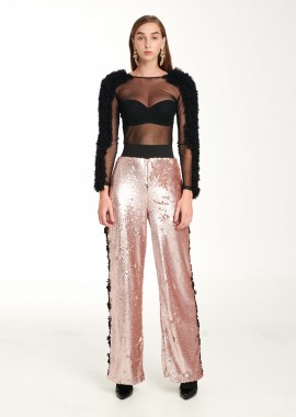 Cutcuutur - Pants In Pink Sequin