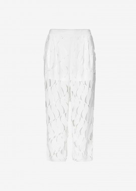 Cropped Pants in White