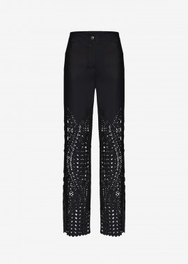 Straight Line Pants in Black