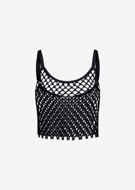 Cutcuutur - Cropped Top in Black