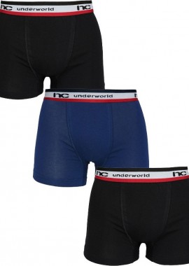ΑΝΔΡΙΚΟ BOXER ΣΕΤ 3 ΤΕΜ NINA CLUB 411D Πολύχρωμο