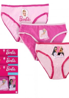 Barbie - Παιδικό εσώρουχο Barbie Σετ 3 τεμαχίων Πολύχρωμο