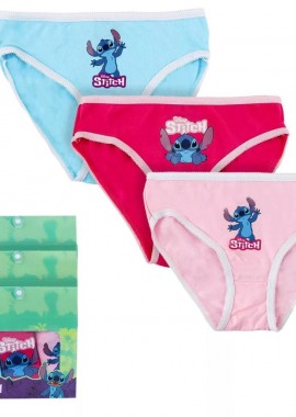 Disney Lilo and Stitch - Παιδικό εσώρουχο Disney Lilo and Stitch Σετ 3 τεμαχίων Πολύχρωμο