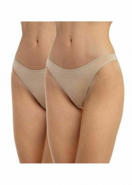 Minerva - Minerva Fimelle Γυναικεία String 2Pack Μπεζ 90-81324-003 Μπεζ