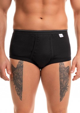 ΣΛΙΠ ΑΝΔΡΙΚΟ ΚΛΑΣΙΚΟ ΜΕ ΕΞΩΤΕΡΙΚΟ ΛΑΣΤΙΧΟ GIORGIO ΜΑΥΡΟ Μαύρο