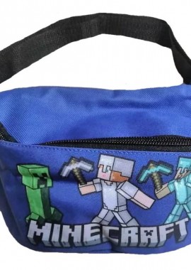 Minecraft Μπανάνα Μέσης Μπλε 22x14 cm Μπλε