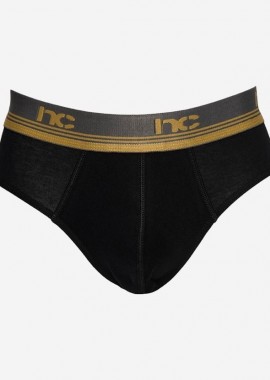 ΣΛΙΠ ΑΝΔΡΙΚΟ ΜΕ ΧΡΥΣΕΣ ΛΕΠΤΟΜΕΡΕΙΕΣ NINA CLUB ΜΑΥΡΟ NC611D Μαύρο