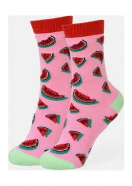 John Frank - ΓΥΝΑΙΚΕΙΑ ΚΑΛΤΣΑ WATERMELON JOHN FRANK WJFLSFUN33 ΡΟΖ Ροζ