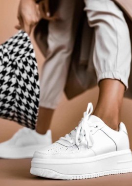 - ΛΕΥΚΑ SNEAKERS-SPEED