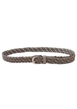boho luxe ζώνη Braid mix strass grey