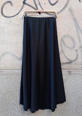 PerfectDress.gr - maxi σατέν φούστα Evelyn μαύρο