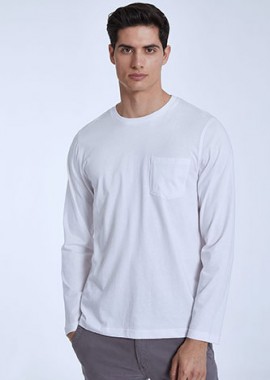 Ανδρική βαμβακερή μπλούζα με τσέπη SM1017.4423+2