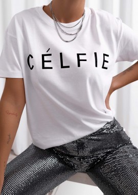 sense-shop - CELFIE WHITE TSHIRT