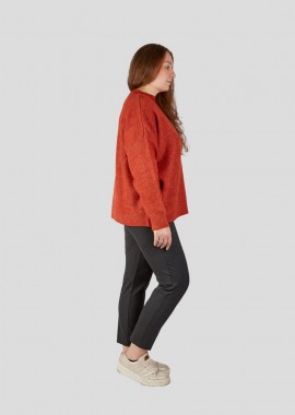 Γυναικείο παντελόνι κλασικό σε ανθρακί