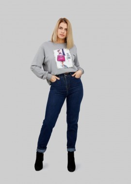 Γυναικείο mom τζιν