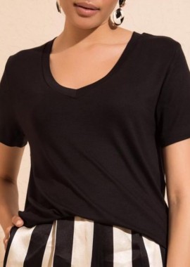 Tenvis γυναικείο V t-shirt