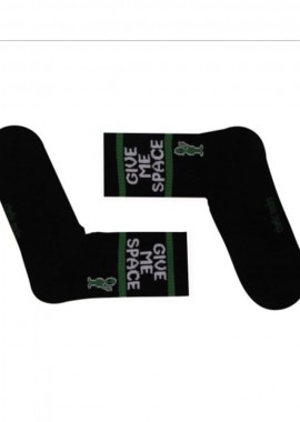 Κάλτσες Give Me Space Alien μαύρο unisex