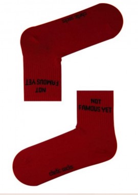 chetic socks - Κάλτσες Not Famous Yet κόκκινο unisex