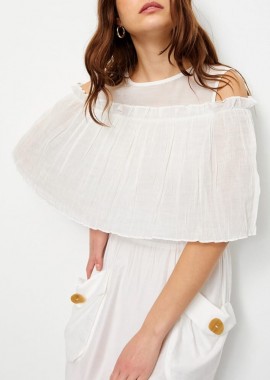 Γυναικεία μπλούζα με άνοιγμα στους ώμους