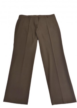 Γυναικείο παντελόνι Bigsize λαδί σκούρο