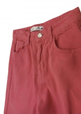 Γυναικείο Denim ροζ παντελόνι