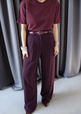 VESPER γυναικεια παντελονα μπορντό